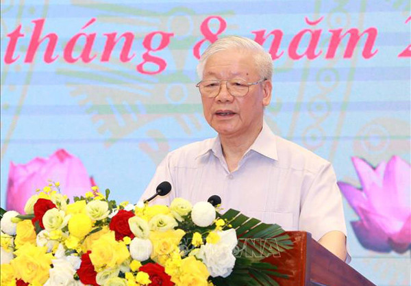 Tổng Bí thư Nguyễn Phú Trọng: Tiếp tục tăng cường xây dựng và củng cố vững chắc khối đại đoàn kết toàn dân tộc